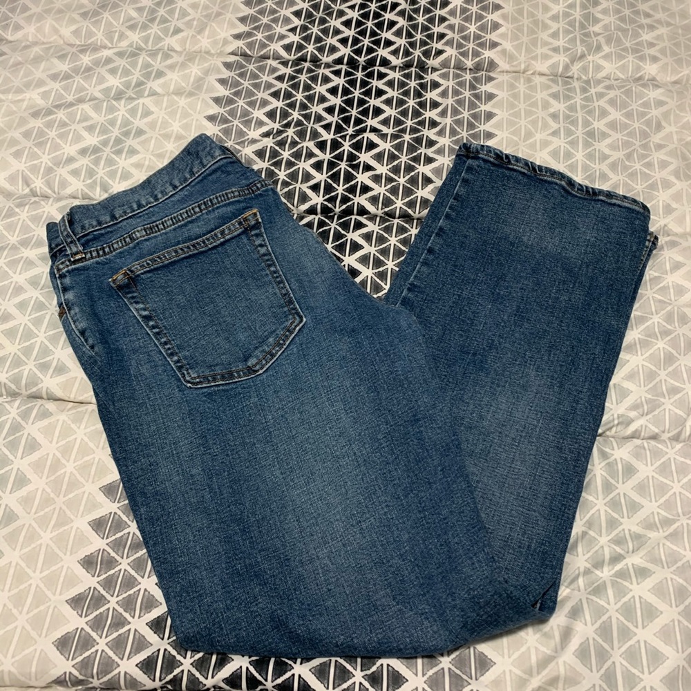 Old Navy Men’s Loose Blue Denim Bootcut Jeans